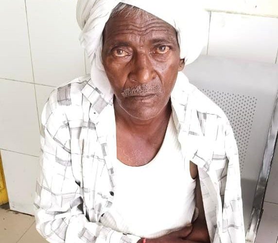 सड़क दुर्घटना में बाइक सवार ग्रामीण गम्भीर घायल, रेफर