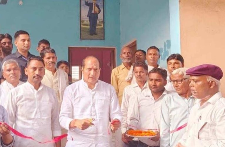 सुरेश राणा ने भैसानी में नवनिर्मित बारात घर का किया उद्घाटन