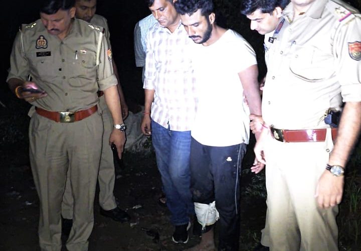 झिंझाना क्षेत्र में पुलिस और बदमाशों में मुठभेड़, 25 हजार का इनामी आरिफ उर्फ लाला गोली लगने से घायल, साथी फरार