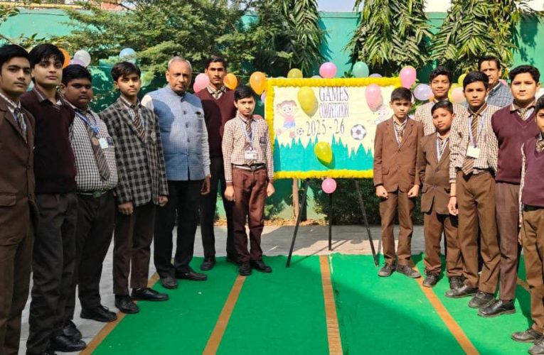 डीके कॉन्वेंट स्कूल में छह दिवसीय खेल प्रतियोगिता का शुभारंभ