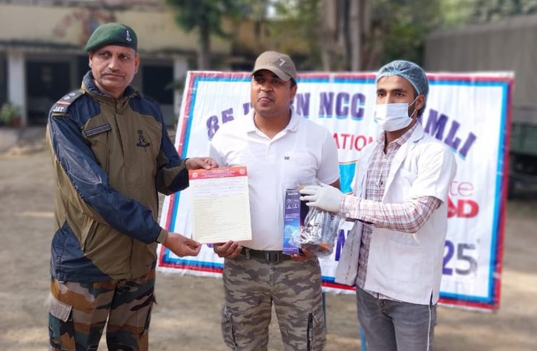 एनसीसी दिवस पर रक्तदान शिविर का आयोजन 85 यूपी बटालियन एनसीसी मुख्यालय पर स्टाफ व कैडेटों ने किया रक्तदान