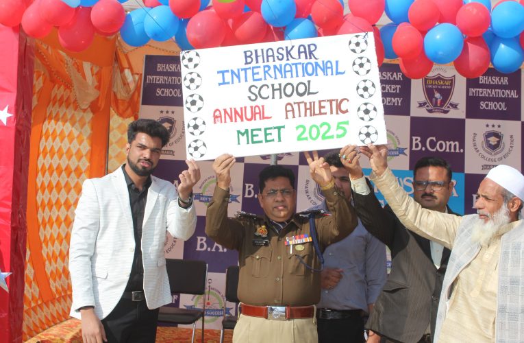 भास्कर इंटरनेशनल स्कूल में एनुअल एथलेटिक मीट 2025 का आगाज