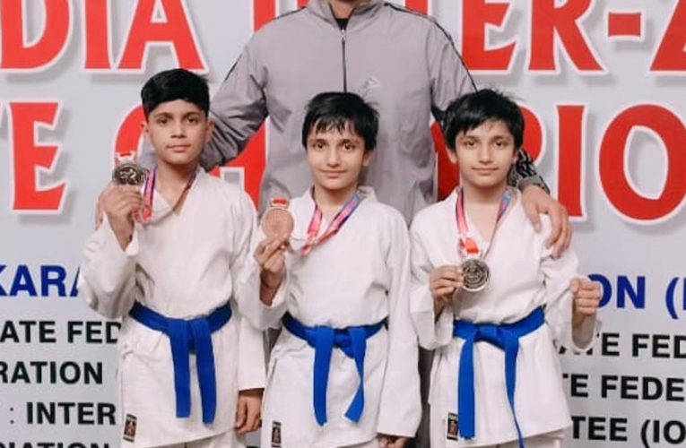 शामली के तीन खिलाडियों ने कराटे में जीते पदक