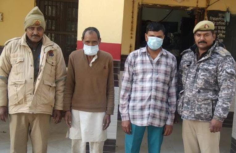 कोर्ट से फरार दो वारंटी गिरफ्तार, भेजा कारागार